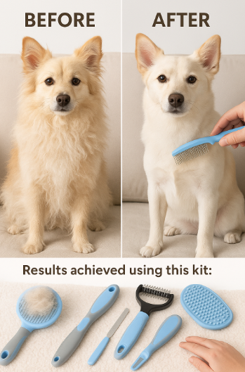 Tranquil Touch 7-Piece Calming Grooming System
